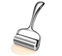 Steel Rolling Pin - 45 cm sin palillo, mango ergonómico Utensil, durable Baking Tool, Smooth Ssurface Dough Flattening Aid
