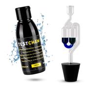 STEEL SEAL TESTCHEM Probador de junta de culata CO2 agua de refrigeración 100 ml - Prueba de gases de escape del sistema de refrigeración para automóviles - Kit de prueba para verificación de junta de