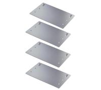 Steel Stud Nail Guards - 4 Pack Protective Shield Plates, Self Nailing Wood Stud Protectors for Electrical Wiring, Plumbing Pipes, and HVAC Central Vacuum System Safety in Walls and Drywall