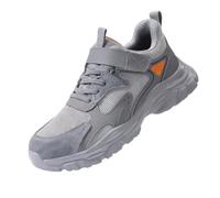 Steel Toe Shoes for Men Anti Smashing Puncture Proof Lightweight Breathable Safety Shoes for Warehouse & Construction (Four Seasons Comfort,38)