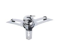 Steel Tom - Kit de soporte de montaje para llanta de tambor, resuena bien, resiste tonos, accesorios para piezas de tambor - 22,5 x 6 cm, kit de percusión, tono plateado