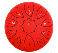 Steel Tongue Drum 6 pulgadas 8/11 Notestongue Drum Instrumento de percusión Handpan Drum Tutorial Book Mallets para niños