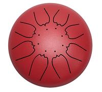 Steel Tongue Drum 6 pulgadas 8/11 Notestongue Drum Instrumento de percusión Handpan Drum Tutorial Book Mallets para niños