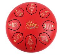 Steel Tongue Drum 6 pulgadas 8/11 Notestongue Drum Instrumento de percusión Handpan Drum Tutorial Book Mallets para niños