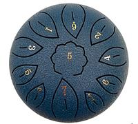 Steel Tongue Drum 6 pulgadas 8/11 Notestongue Drum Instrumento de percusión Handpan Drum Tutorial Book Mallets para niños
