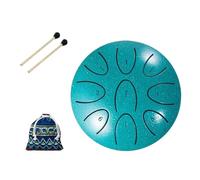 steel tongue drum, Mini tambor de lengua de acero de 9 tonos de 4 pulgadas, instrumento de percusión portátil for adultos principiantes y jugadores,for Meditation Yoga(Leaves Green)