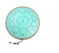 steel tongue drum, Tambor de lengua de 12 pulgadas, 13 tonos, batería de energía curativa con sonido, percusión profesional,for Meditation Yoga(Upper Shell1)