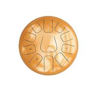 steel tongue drum, Tambor de lengüeta de acero pequeño Kalimba clásico profesional,for Meditation Yoga(10-inch 11 tone)