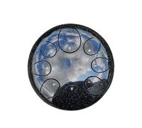 steel tongue drum, Tambor de lengüeta de acero pequeño Kalimba clásico profesional,for Meditation Yoga(12-inch 11 tone1)