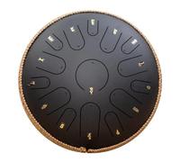 steel tongue drum, Tambor Handpan de 15 notas, tambor Zen etéreo for aliviar el estrés de 14 pulgadas con bolsa,for Meditation Yoga(14 inch 15 tone-8)