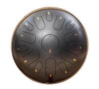 steel tongue drum, Tambor Handpan de 15 notas, tambor Zen etéreo for aliviar el estrés de 14 pulgadas con bolsa,for Meditation Yoga(14 inch 15 tone-4)