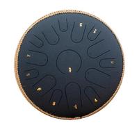steel tongue drum, Tambor Handpan de 15 notas, tambor Zen etéreo for aliviar el estrés de 14 pulgadas con bolsa,for Meditation Yoga(14 inch 15 tone-5)