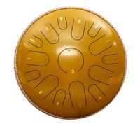 steel tongue drum, Tambor Handpan de 15 notas, tambor Zen etéreo for aliviar el estrés de 14 pulgadas con bolsa,for Meditation Yoga(14 inch 15 tone-13)