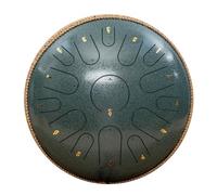 steel tongue drum, Tambor Handpan de 15 notas, tambor Zen etéreo for aliviar el estrés de 14 pulgadas con bolsa,for Musical Education(14 inch 15 tone-3)