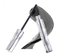 Steel Tube Mascara, Laidanyou Curling & Voluminous Mascara, Waterproof Smudge-proof Lash Extensions, Washable Metal, Long Curling Lashes&Wear&Enhanced Effect (Negro, 2 PCS)