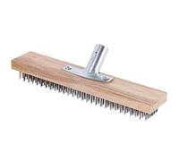 Steel Wire Broom, 30cm Solid And Long-lasting, Wire Broom With Telescopic Handle | Flexible Sturdy Garden Cleaning Steel Brooms For Removing Garden Moss, Stubborn Stains