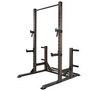 SteelBody STB-98010 Power Rack - Estante para Sentadillas con Barra de dominadas, Entrenador de Pesas Ligero Comercial de hasta 226 kg