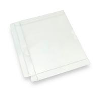 Steelbook - Fundas Protectoras compatibles con BLU-Ray, Ajuste Personalizado, Lomo Visible, 0,35 mm Pet Transparente, sin Tarjeta J, tamaños 1-100 (10)