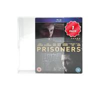 Steelbook - Fundas Protectoras compatibles con BLU-Ray, Ajuste Personalizado, Lomo Visible, 0,35 mm Pet Transparente con Tarjeta J, Paquete de 15 Unidades
