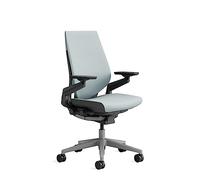 Steelcase Gesture, silla de oficina ergonómica con brazos 360º y sujeción lumbar regulable Nube tormenta; Fabricado en Europa
