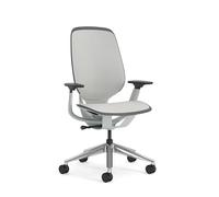Steelcase Karman Silla de Oficina ergonómica de Altura Regulable con tapizado Opaque Gris Gaviota