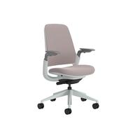Steelcase Series 1, Silla de Oficina ergonómica con sujeción Lumbar y Brazos 4D Regulables, Respaldo de Malla Lenteja; Fabricado en Europa