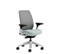 Steelcase Series 2, silla de oficina ergonómica con sujeción lumbar y brazos 4D regulables, respaldo de malla Nube tormenta; Fabricado en Europa