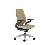 Steelcase Silla ergonómica de Oficina: Gesture, Soporte Lumbar, Brazos 360° | Arena, Ruedas para todo tipo de suelos, materiales premium, hasta 180 kg y 190 cm, comodidad del asiento