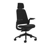 Steelcase Silla ergonómica de Oficina: Series 1, Lumbar, reposa Cabeza | Ónix, Brazos 4D Ruedas para todo tipo de suelos, materiales premium, hasta 150 kg y 190 cm, comodidad del asiento