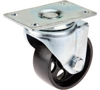 Steelex D4175 - Rueda giratoria de hierro fundido (3 pulgadas, compatible con bases móviles SHOP FOX D2058A)