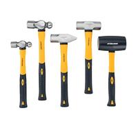 STEELHEAD SH-HA-B5-0-1 Mango de fibra de vidrio, juego de martillo de 5 piezas