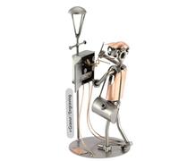 Steelman24 I Electricista con Rayo con Grabado Personal I Made in Germany I Idea para Regalo