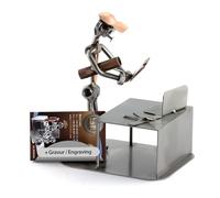 Steelman24 I Ingeniero con Portatarjetas De Visita con Grabado Personal I Made in Germany I Idea para Regalo