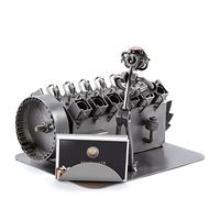 Steelman24 I Ingeniero Mecánico con portatarjetas de Visita I Made in Germany I Idea para Regalo