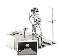 Steelman24 I Médico con Portatarjetas De Visita I Made in Germany I Idea para Regalo I Figura de metalo