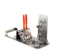 Steelman24 I Organizador De Sobremesa Fontanero I Made in Germany I Idea para Regalo I Figura de metalo