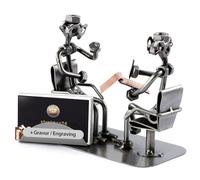 Steelman24 I Psiquiatra con Portatarjetas De Visita con Grabado Personal I Made in Germany I Idea para Regalo