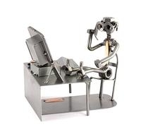 Steelman24 I Tornillo Quemar Pc De Pause I Made in Germany I Idea para Regalo I Figura de metalo