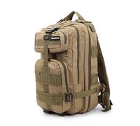 SteelMule 26L Mochila Táctica Militar - Sistema Molle Modular - Resistente, Impermeable y Compacta | Mochila de Senderismo, Viajes, Airsoft, Mochila Supervivencia, Trekking o Uso Diario - color Beige