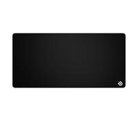 SteelSeries 41458 QcK Gaming Surface - Alfombrilla de ratón de Tela 3XL de Todos los Tiempos, optimizada para sensores de Juegos, Control máximo, Negro clásico