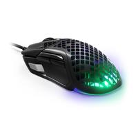 SteelSeries Aerox 5 - Raton Gaming Con Cable - Diseño ultraligero resistente al agua - RGB - Sensor óptico TrueMove Air 18K DPI