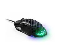 SteelSeries Aerox 5 - Raton Gaming Con Cable - Diseño ultraligero resistente al agua - RGB - Sensor óptico TrueMove Air 18K DPI