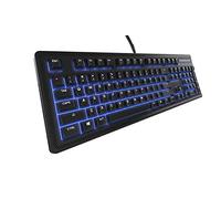 Steelseries Apex 100, Teclado para Juegos, con retroiluminación Azul, Teclas Macro, Gestión de Software, (PC/Mac) - Disposición US QWERTY