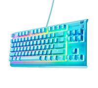 SteelSeries Apex 3 TKL - Teclado Gaming Aqua y RGB - Factor Forma TKL Compacto - Iluminación RGB de 8 Zonas - Resistente a Agua y Polvo - Interruptor Gaming silencioso - UK Layout QWERTY