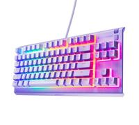 SteelSeries Apex 3 TKL - Teclado para juegos RGB lavanda, factor de forma compacto sin teclas, iluminación RGB de 8 zonas, resistente al agua y al polvo, interruptor silencioso para juegos