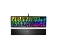 SteelSeries Apex 7 - Teclado mecánico para gaming - Smart Display OLED - Retroiluminación LED RGB - Interruptores rojo - Teclado americano (QWERTY)