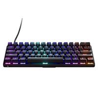 SteelSeries Apex 9 Mini - Teclado Mecánico de Gaming - Interruptores ópticos - Accionamiento de 2 puntos - Forma compacto Esports Mini 60 % - Interruptores intercambiables - Teclado americano (QWERTY)