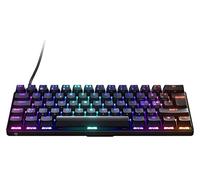 SteelSeries Apex 9 Mini - Teclado Mecánico de Gaming - Interruptores ópticos - Accionamiento de 2 puntos - Forma compacto Esports Mini 60 % - Interruptores intercambiables - Teclado nórdico (QWERTY)