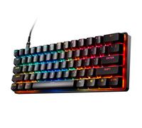SteelSeries Apex Pro Mini Gen 3 Interruptores OmniPoint 3.0 - Accionamiento Ajustable - Rapid Trigger - Preajustes - Modo protección - Rapid Tap/SOCD - RGB - Teclas PBT - USB-C - Diseño US QWERTY
