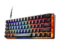 SteelSeries Apex Pro Mini - Teclado gaming mecánico - El teclado más rápido del mundo - Accionamiento ajustable - Factor forma compacto 60% - Teclado americano (QWERTY)